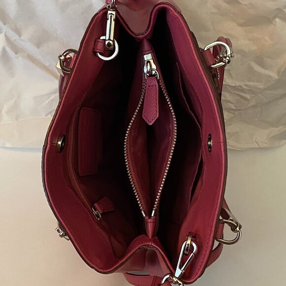 COACH PINK MINETTA SATCHEL CROSSBODY BAG - Picture 4 of 7